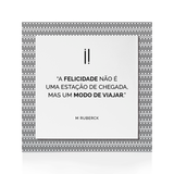 Quadro Decorativo "A felicidade não é..."