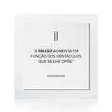 Quadro Decorativo "A paixão aumenta..."