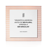 Quadro Decorativo "Gramática amorosa..."