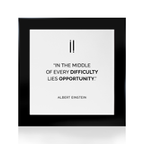 Quadro Decorativo "No meio da dificuldade..."