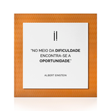 Quadro Decorativo "No meio da dificuldade..."