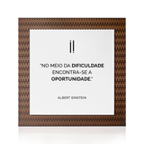 Quadro Decorativo "No meio da dificuldade..."