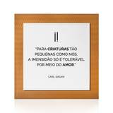Quadro decorativo "Para criaturas tão pequenas..."