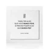 Quadro Decorativo "Para ter algo que você nunca teve..."