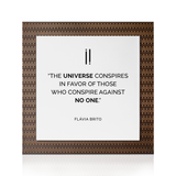 Quadro Decorativo "O universo conspira..."