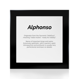 Quadro Significado do Nome Afonso