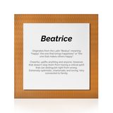 Quadro Significado do Nome Beatriz