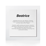 Quadro Significado do Nome Beatriz