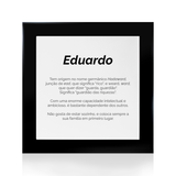 Quadro Significado do Nome Eduardo