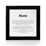 Quadro Significado do Nome Nuno