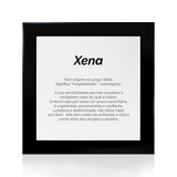 Quadro Significado do Nome Xena