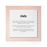 Quadro Significado do Nome Inês