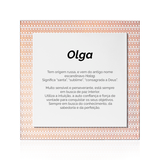 Quadro Significado do Nome Olga