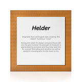 Quadro Significado do Nome Hélder
