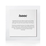 Quadro Significado do Nome Isaac
