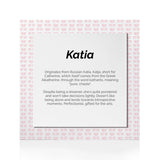 Quadro Significado do Nome Kátia