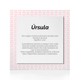 Quadro Significado do Nome Úrsula