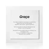 Quadro Significado do Nome Graça