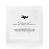 Quadro Significado do Nome Olga