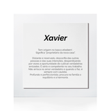 Quadro Significado do Nome Xavier