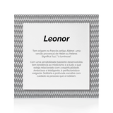 Quadro Significado do Nome Leonor