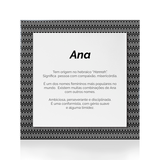 Quadro Significado do Nome Ana