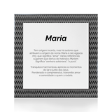 Quadro Significado do Nome Maria