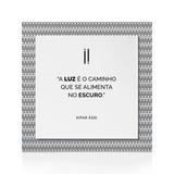 Quadro Decorativo "A luz é o caminho..."