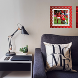 Quadro Decorativo SL Benfica Logo - Eusébio