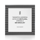 Quadro Decorativo "Gramática amorosa..."