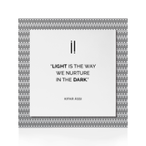 Quadro Decorativo "A luz é o caminho..."