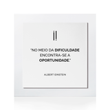 Quadro Decorativo "No meio da dificuldade..."