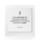Quadro decorativo "Para criaturas tão pequenas..."