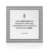 Quadro decorativo "Para criaturas tão pequenas..."