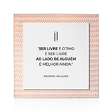 Quadro Decorativo "Ser livre é ótimo..."