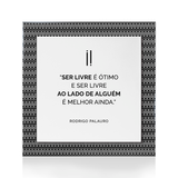 Quadro Decorativo "Ser livre é ótimo..."