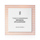 Quadro Decorativo "Tudo é considerado impossível..."