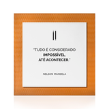 Quadro Decorativo "Tudo é considerado impossível..."