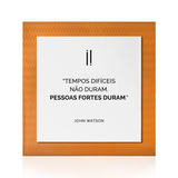Quadro Decorativo "Tempos difíceis não duram..."