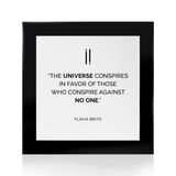 Quadro Decorativo "O universo conspira..."