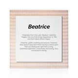 Quadro Significado do Nome Beatriz