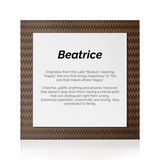 Quadro Significado do Nome Beatriz