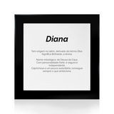 Quadro Significado do Nome Diana