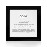 Quadro Significado do Nome Sofia