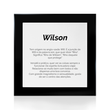 Quadro Significado do Nome Wilson