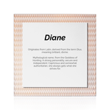 Quadro Significado do Nome Diana