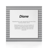Quadro Significado do Nome Diana