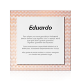 Quadro Significado do Nome Eduardo