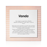 Quadro Significado do Nome Vanda