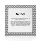 Quadro Significado do Nome Hélder